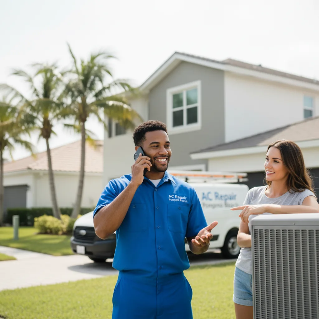 AC Repair Pompano Beach customer support in Trevor